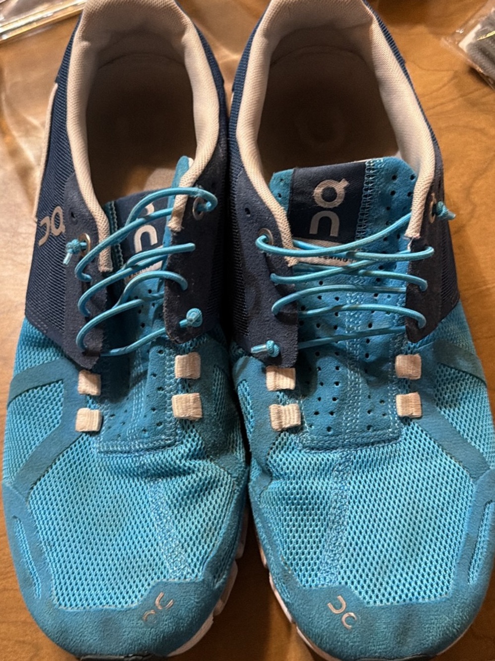 On Running Blue Athletic Sneakers
